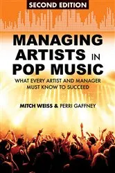 Book cover of Managing Artists in Pop Music by Unknown