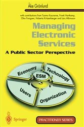 Book cover of Managing Electronic Services by Ake Grönlund