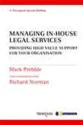 Book cover of Managing In-house Legal Services by Unknown