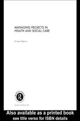 Book cover of Managing Projects in Health and Social Care by Vivien Martin