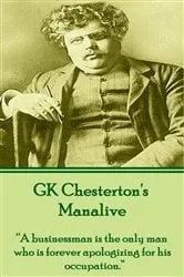 Book cover of Manalive by GK Chesterton