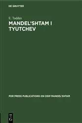 Book cover of Mandel'shtam i Tyutchev by Е. Toddes
