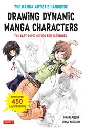 Book cover of Manga Artist's Handbook: Drawing Dynamic Manga Characters by Junka Morozumi