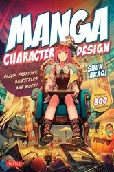 Book cover of Manga Character Design by Shun Akagi