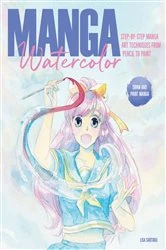 Book cover of Manga Watercolor by Lisa Santrau