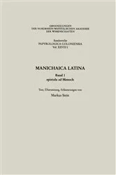 Book cover of Manichaica Latina by Markus Stein von Markus Stein