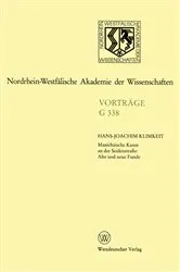 Book cover of Manichäische Kunst an der Seidenstraße: Alte und neue Funde by Hans-Joachim Klimkeit
