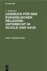 Book cover of Mannigfaltiges by C. Wittichen