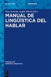 Book cover of Manual de lingüística del hablar by Unknown