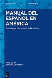 Book cover of Manual del español en América by Eva Martha Eckkrammer