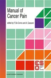 Book cover of Manual of Cancer Pain by F. de Conno