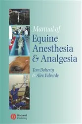 Book cover of Manual of Equine Anesthesia and Analgesia by Unknown