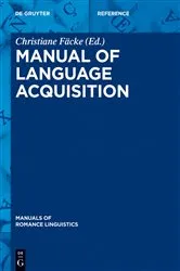 Book cover of Manual of Language Acquisition by Christiane Fäcke