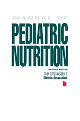 Book cover of Manual of Pediatric Nutrition by Twin Cities District Dietetic Association