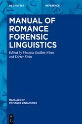 Book cover of Manual of Romance Forensic Linguistics by Victoria Guillén-Nieto