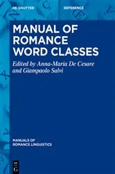 Book cover of Manual of Romance Word Classes by Unknown