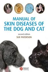 Book cover of Manual of Skin Diseases of the Dog and Cat by Sue Paterson
