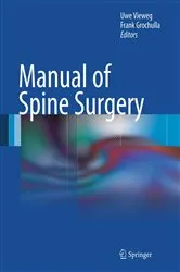 Book cover of Manual of Spine Surgery by Uwe Vieweg