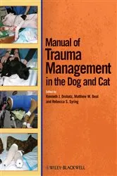 Book cover of Manual of Trauma Management in the Dog and Cat by Kenneth J. Drobatz