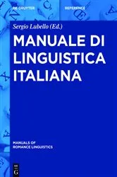 Book cover of Manuale di linguistica italiana by Unknown