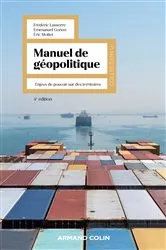 Book cover of Manuel de géopolitique - 4e éd. (4th ed.) by Frédéric Lasserre