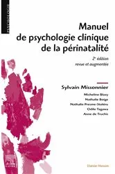 Book cover of Manuel de psychologie clinique de la périnatalité (2nd ed.) by Sylvain Missonnier