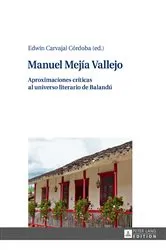Book cover of Manuel Mejía Vallejo by Edwin Carvajal Córdoba