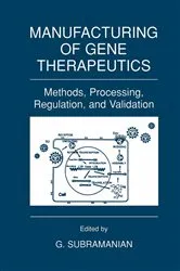 Book cover of Manufacturing of Gene Therapeutics by Unknown