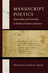 Book cover of Manuscript Poetics by Francesco Marco Aresu