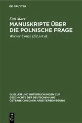 Book cover of Manuskripte über die polnische Frage by Karl Marx