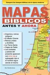 Book cover of Mapas Bíblicos Antes y Ahora by Rose Publishing