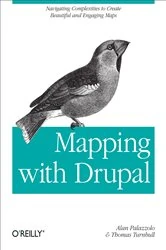 Book cover of Mapping with Drupal by Alan Palazzolo