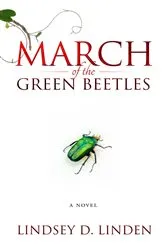 Book cover of March of the Green Beetles by Lindsey D Linden
