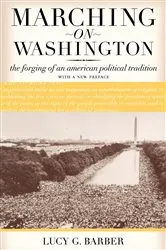 Book cover of Marching on Washington by Lucy G. Barber