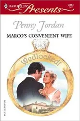 Book cover of Marco's Convenient Wife by Penny Jordan