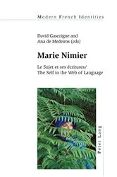 Book cover of Marie Nimier by Unknown