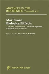 Book cover of Marihuana Biological Effects by Gabriel G. Nahas