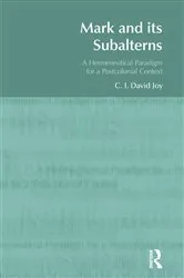 Book cover of Mark and its Subalterns by David Joy