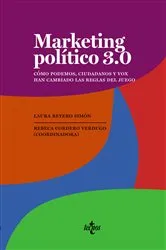 Book cover of Marketing político 3.0 by R. Rebeca Cordero Verdugo