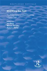 Book cover of Ma(r)king the Text by Joe Bray