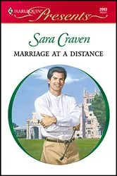 Book cover of Marriage at a Distance by Sara Craven