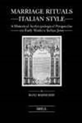 Book cover of Marriage rituals Italian style by I.B. Weinstein