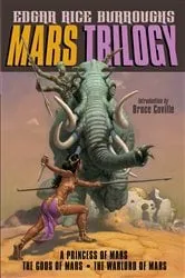 Book cover of Mars Trilogy by Edgar Rice Burroughs