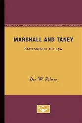 Book cover of Marshall and Taney by Unknown