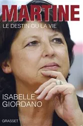 Book cover of Martine, le destin ou la vie by Isabelle Giordano