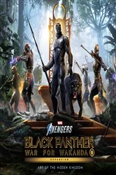 Book cover of Marvel's Avengers: Black Panther: War for Wakanda Expansion: Art of the Hidden Kingdom by Matthew Pellett