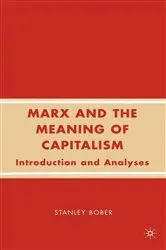 Book cover of Marx and the Meaning of Capitalism by Unknown