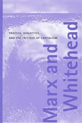 Book cover of Marx and Whitehead by Anne Fairchild Pomeroy
