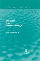 Book cover of Marxism and Modern Thought by N. I. Bukharin