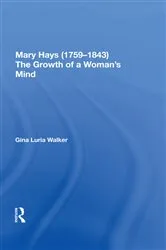 Book cover of Mary Hays (1759-1843) by Gina Luria Walker